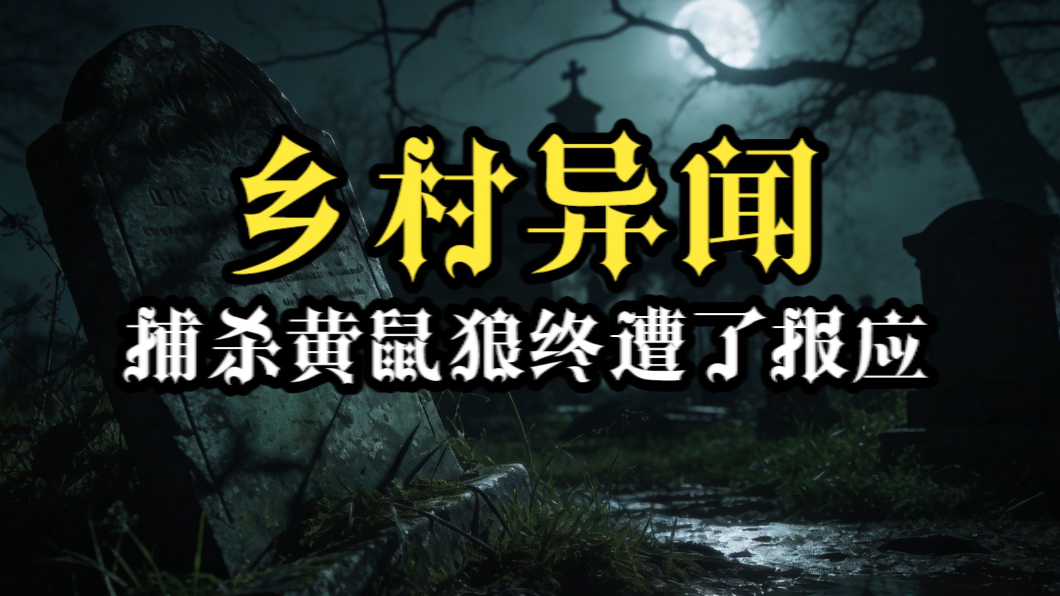 民间故事《古墓秘事》童年乡村惊魂记
