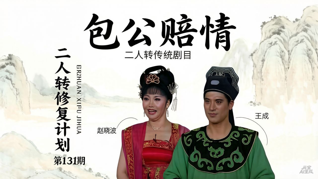 二人转《包公赔情》赵晓波王成