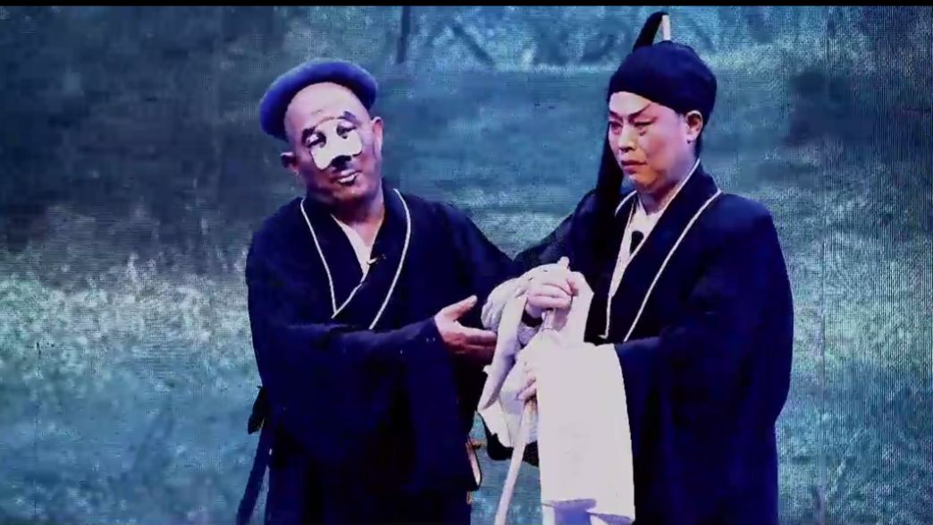 秦腔《义侠记》荒郊义救 眉县秦剧团下乡