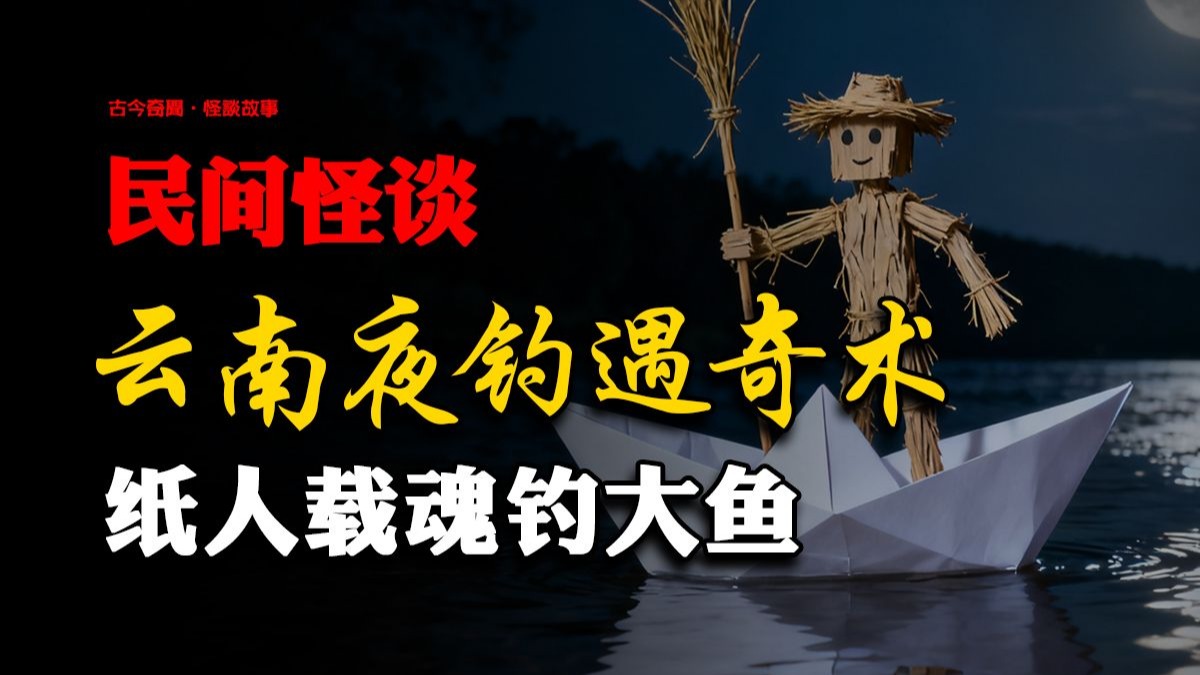 民间故事《纸人作祟》云南夜钓奇术