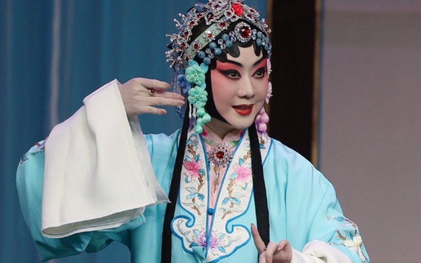 京剧《凤还巢》李胜素唱段本应当随母亲镐京避难