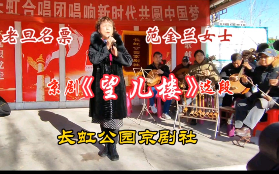 京剧金兰会老旦名票范金兰演唱望儿楼
