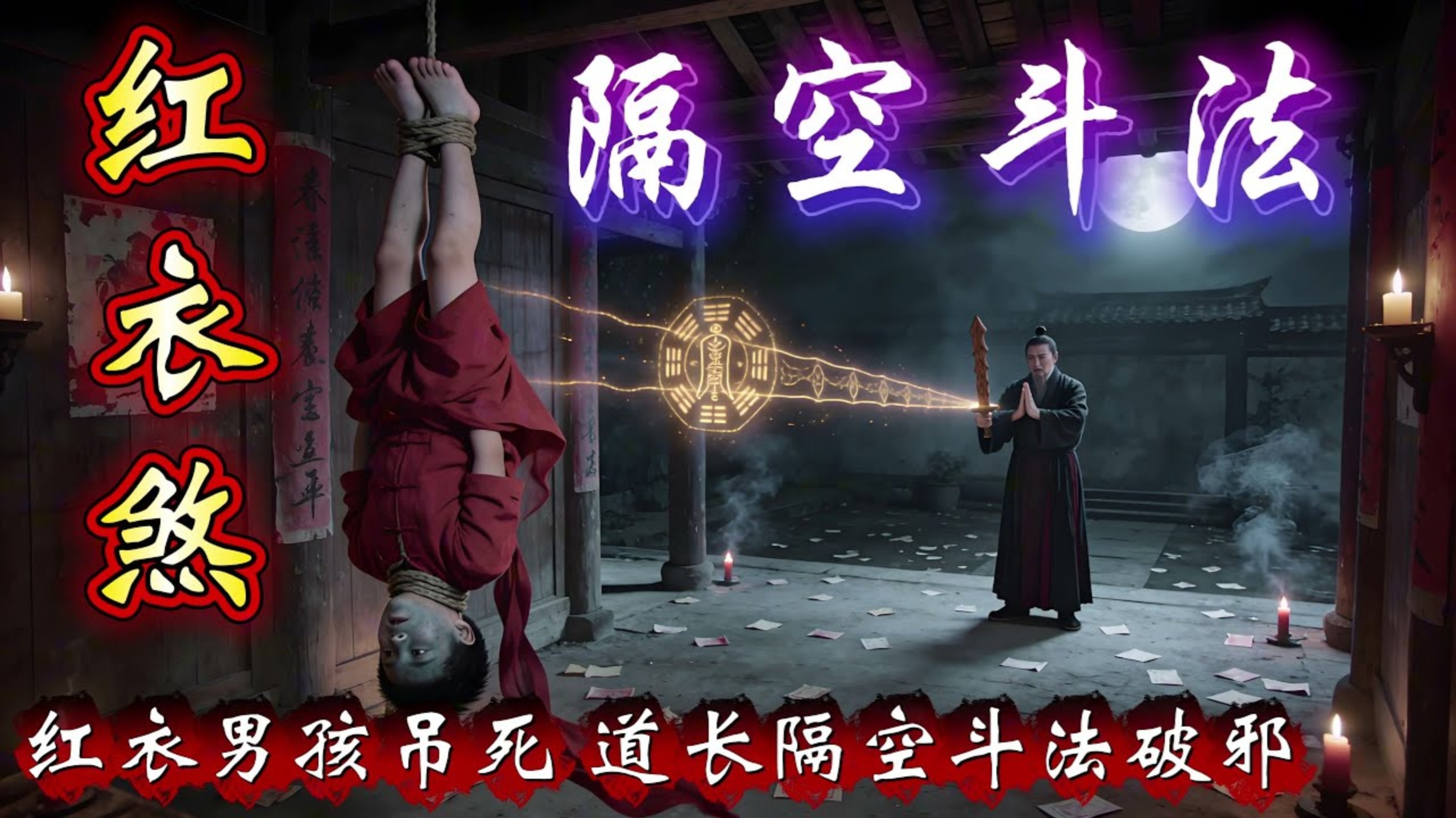 民间故事《和尚》隔空斗法红衣男孩道长破邪