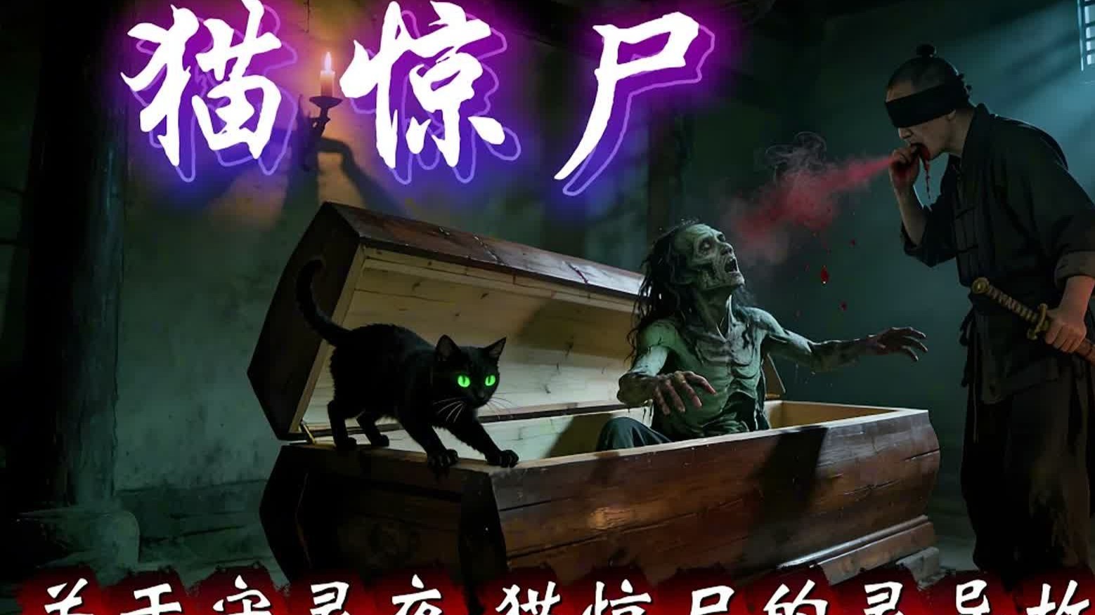 民间故事诡异：守灵夜猫惊尸灵异事件