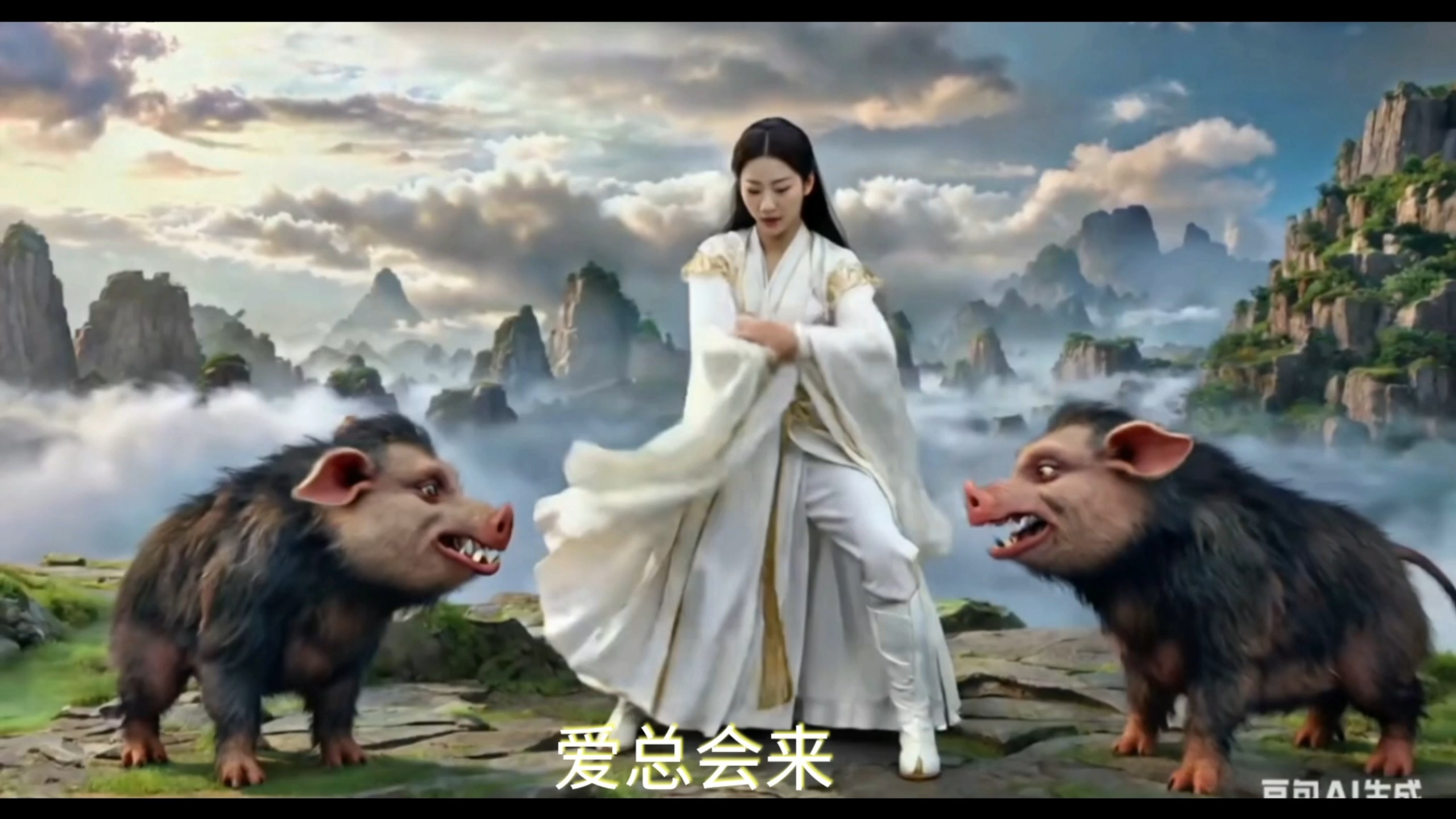 民间故事《仙女下凡》:下凡除猪妖