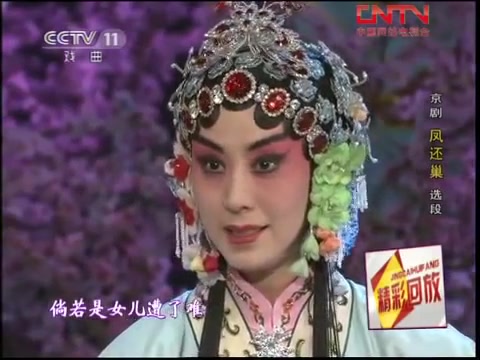 京剧《凤还巢》选段：母亲不可心太偏 董圆圆 史依弘