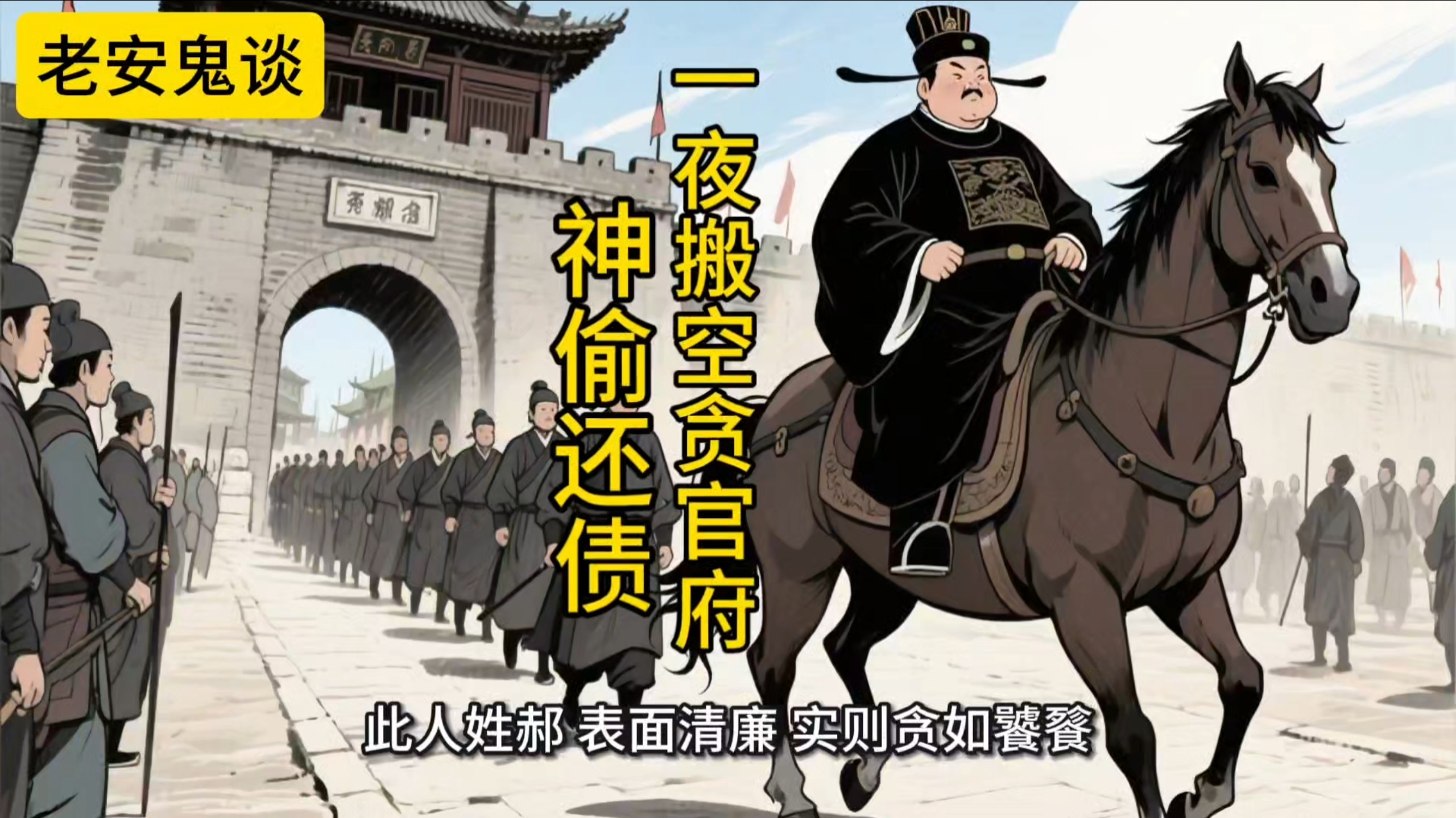 民间故事《官府内鬼》神偷还债一夜搬空贪官府