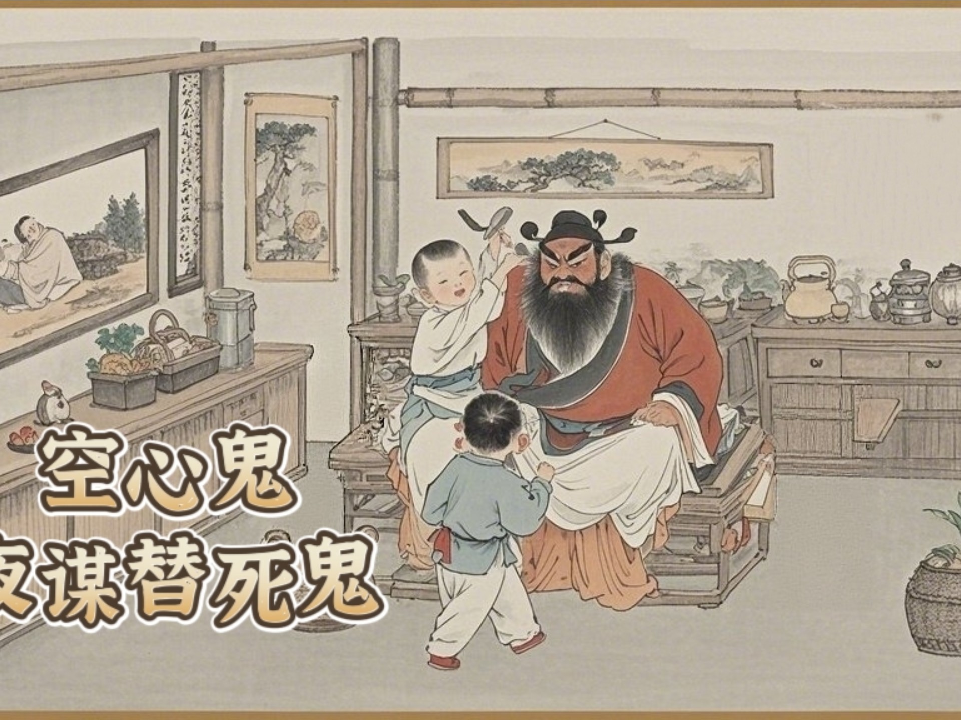 民间故事《替身鬼》空心鬼夜谋替死鬼