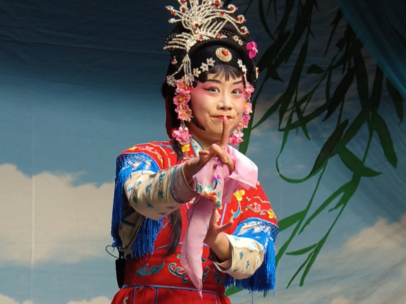 豫剧《拷红》刘紫燕演唱尊姑娘你稳坐绣楼以上