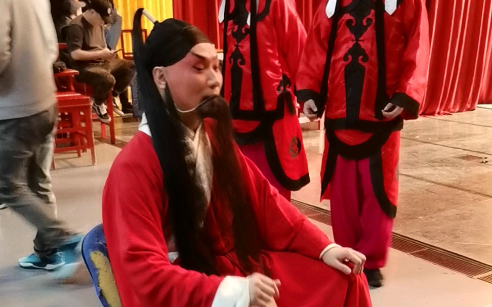 京剧《铡凌芬》凌珂秦香莲后台