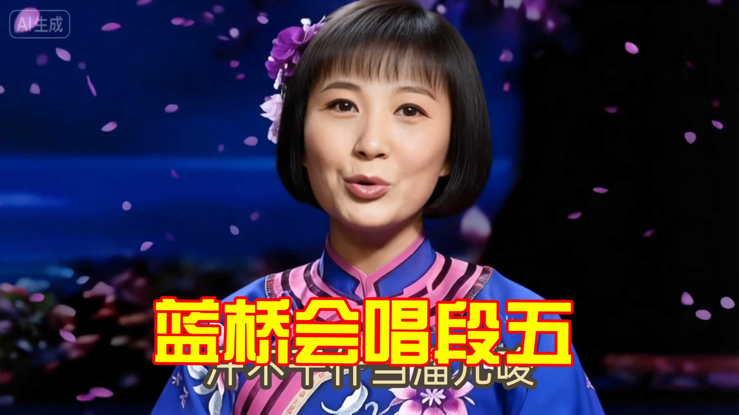 黄梅戏《蓝桥会》严凤英演唱选段
