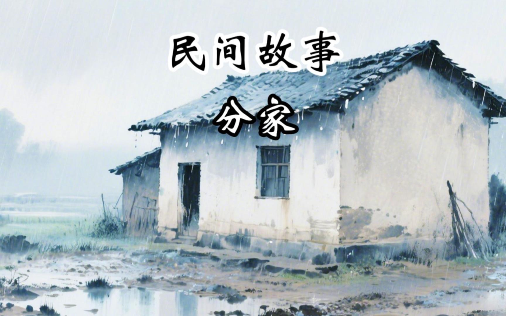 民间故事《兄弟情深》：摔碗卷家产后兄弟结局