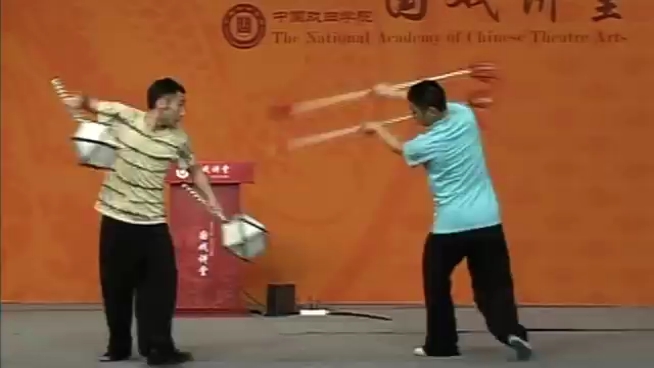 京剧《双背凳》双枪对双锤第三套