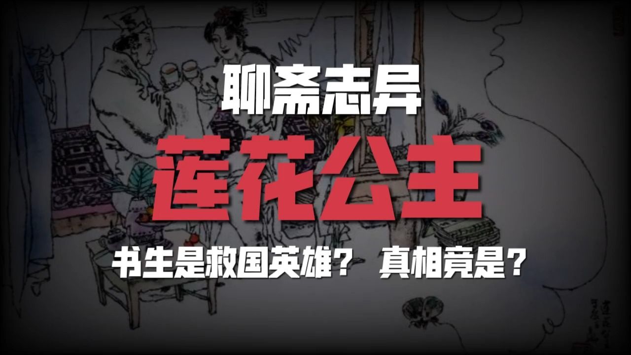 民间故事《莲花公主》书生救国英雄