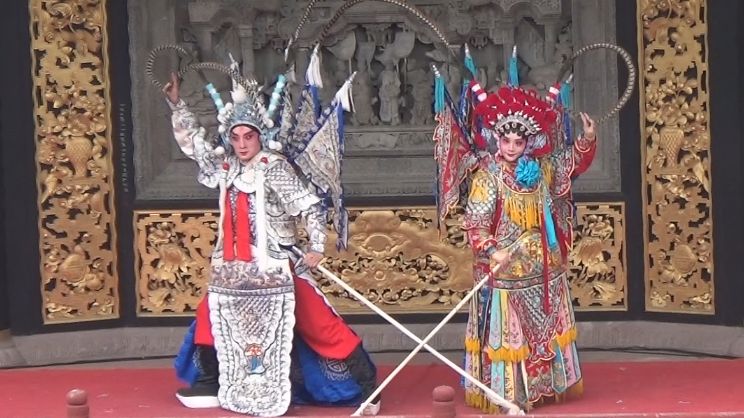 粤剧折子戏《穆桂英招亲》 表演: 刘华景 李怡萱 (广州粤剧院)