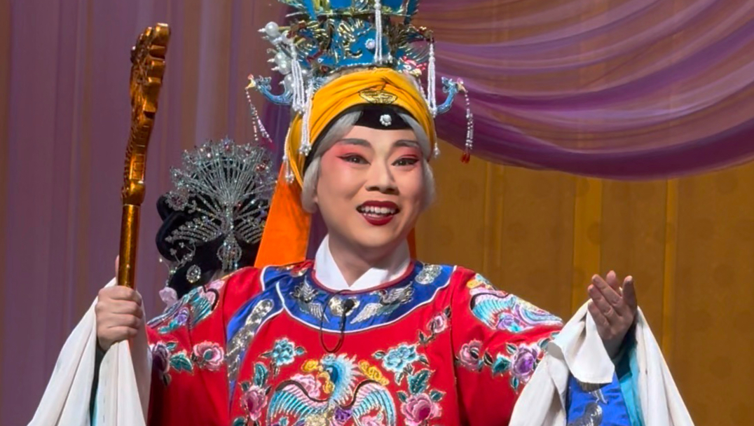 豫剧《五世请缨》一家人欢天喜地把我来请