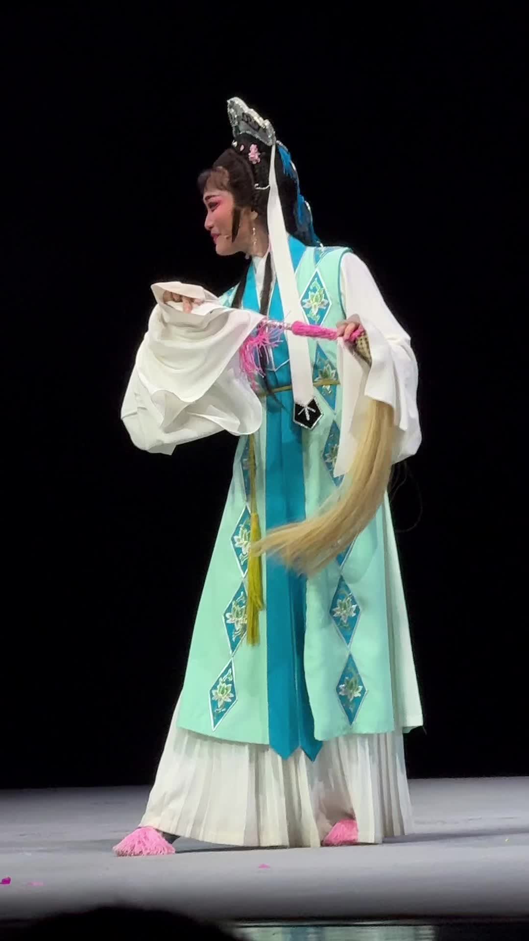 越剧《玉蜻蜓·前游庵》放生池
