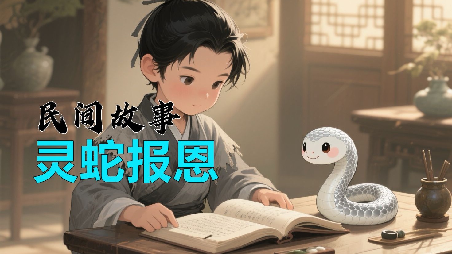 民间故事《书生与狐》灵蛇报恩