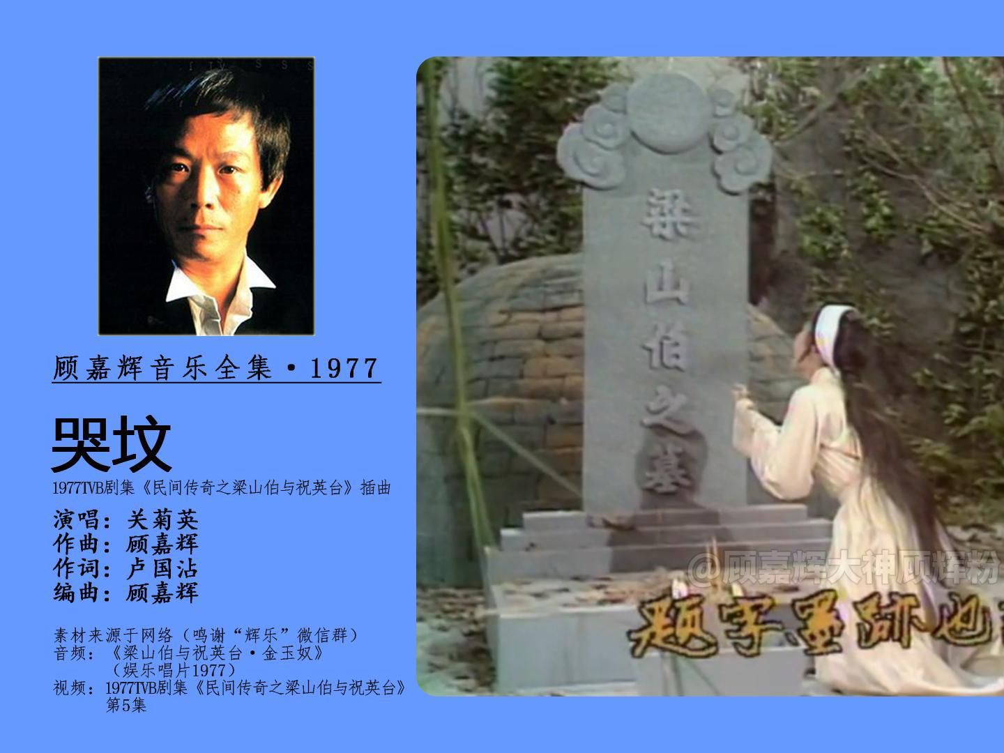 顾嘉辉音乐全集·1977-哭坟（关菊英）
