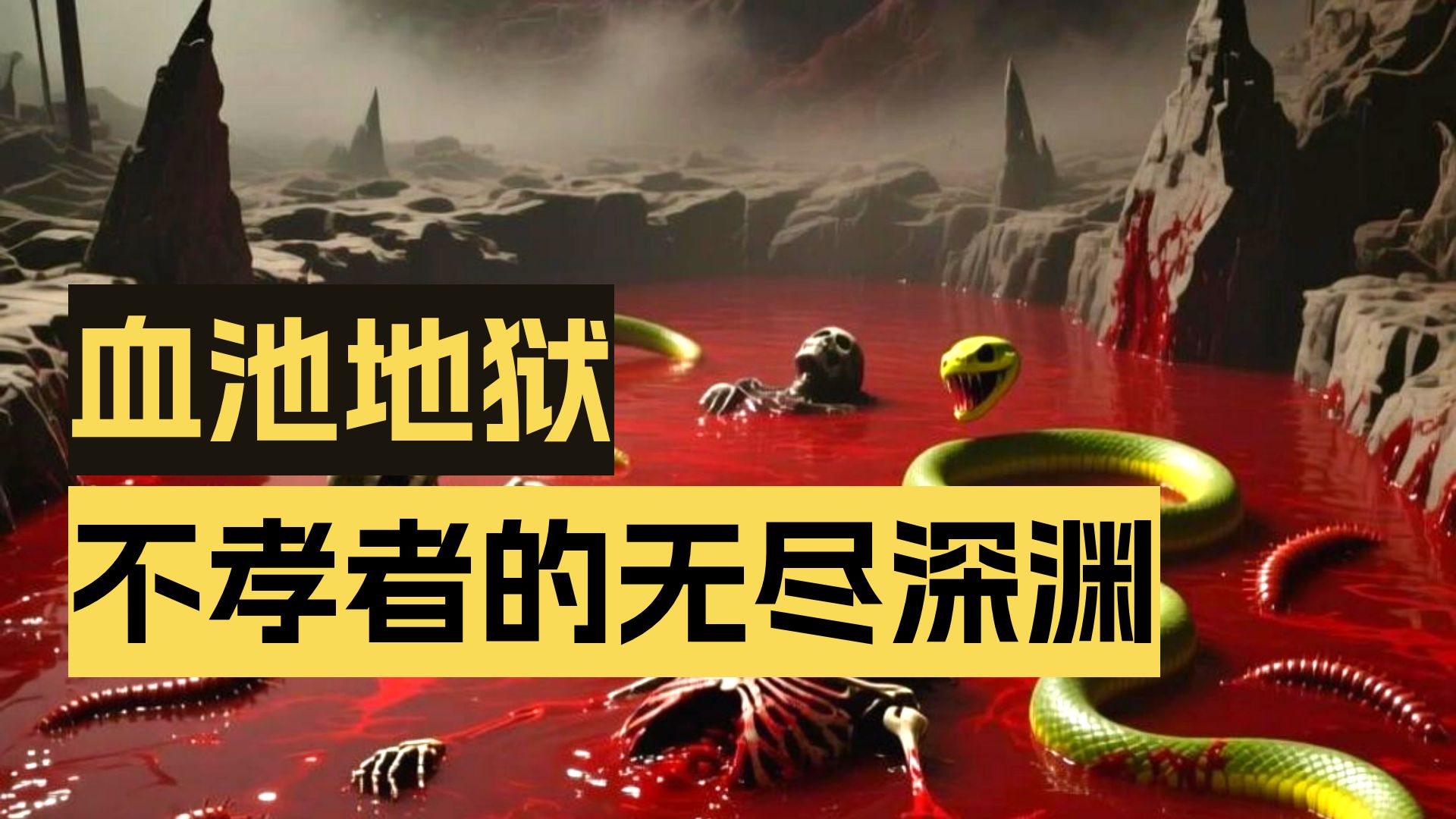 民间故事《十八层地狱：血池地狱》