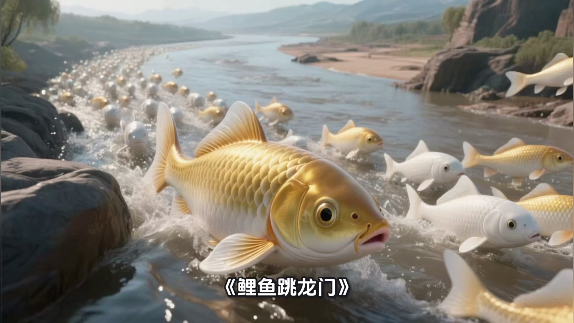 民间故事《鲤鱼跳龙门》的经典传说