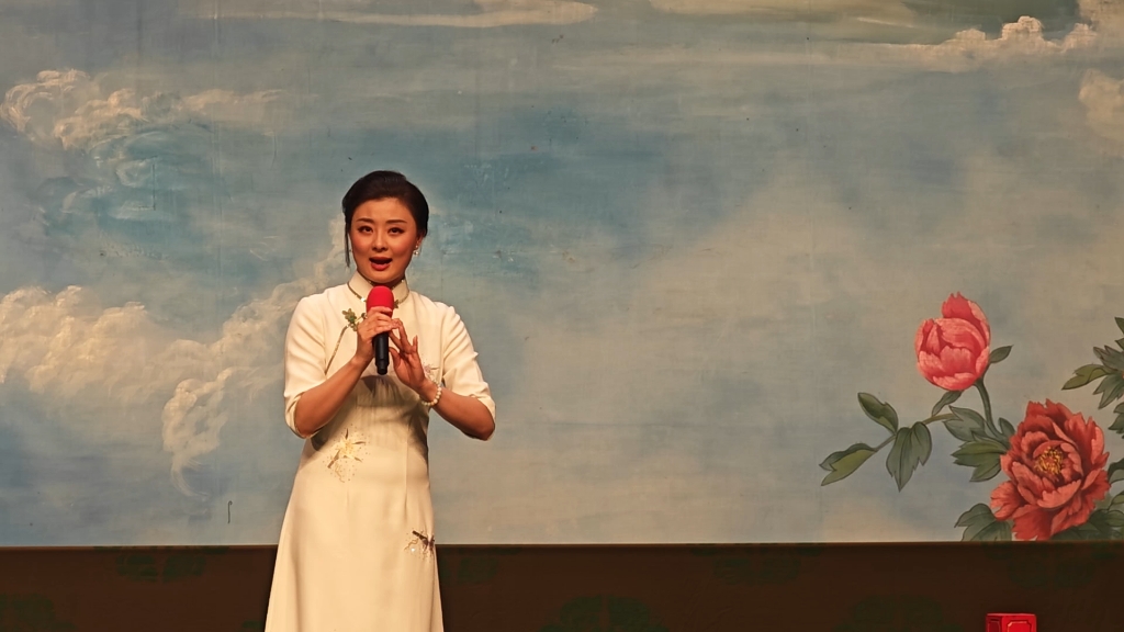 褚沣怡京剧《天女散花》观世音满月面