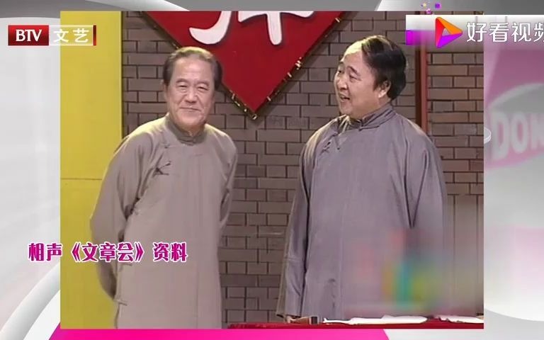 苏文茂王佩元相声《文章会》